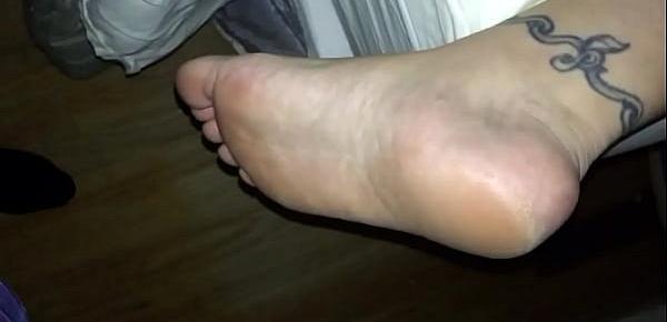  Cum on sleepy sole